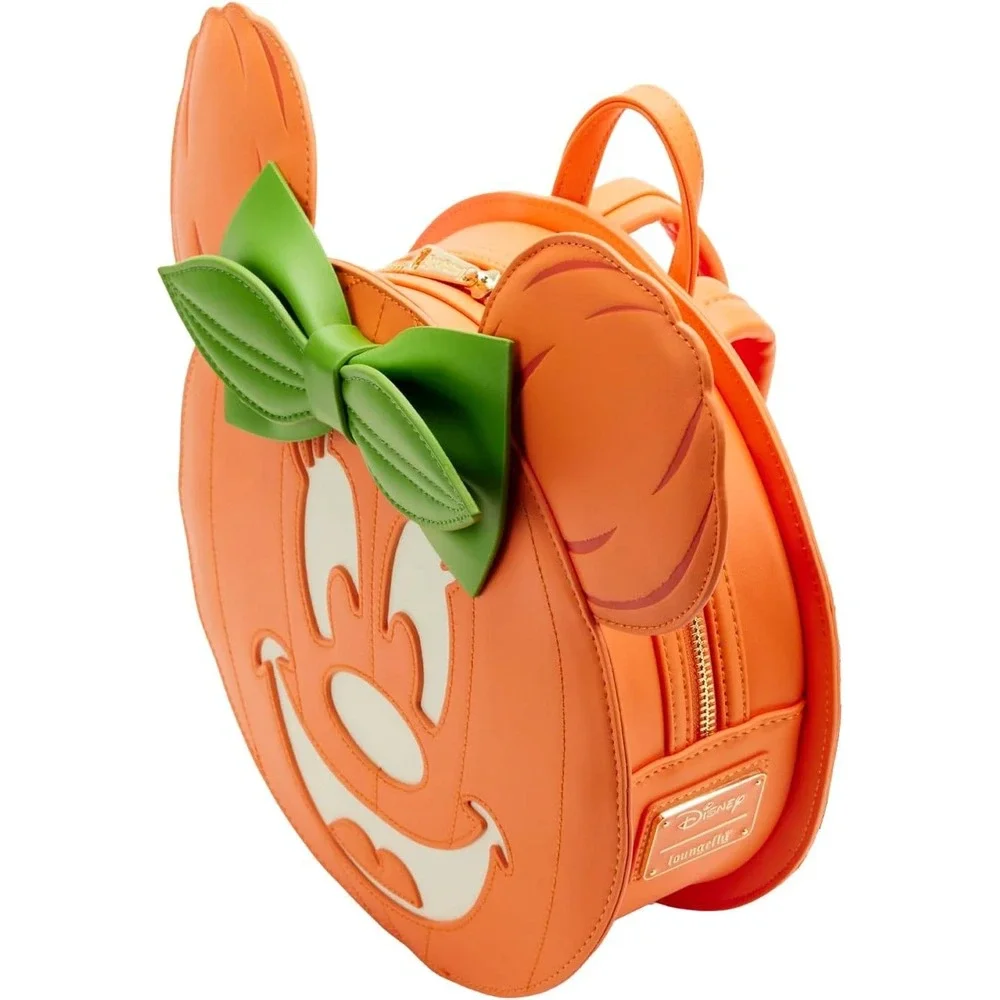 Loungefly Minnie Mouse Glow in the Dark Jack O Lantern‎ Mini Backpack